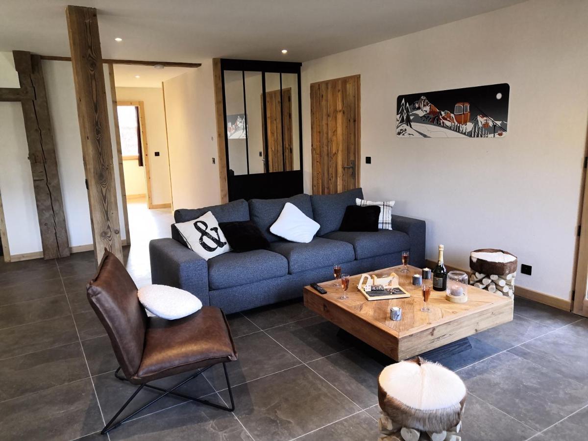 Chez Lucienne, Jacuzzi Et Sauna Samoëns Kültér fotó