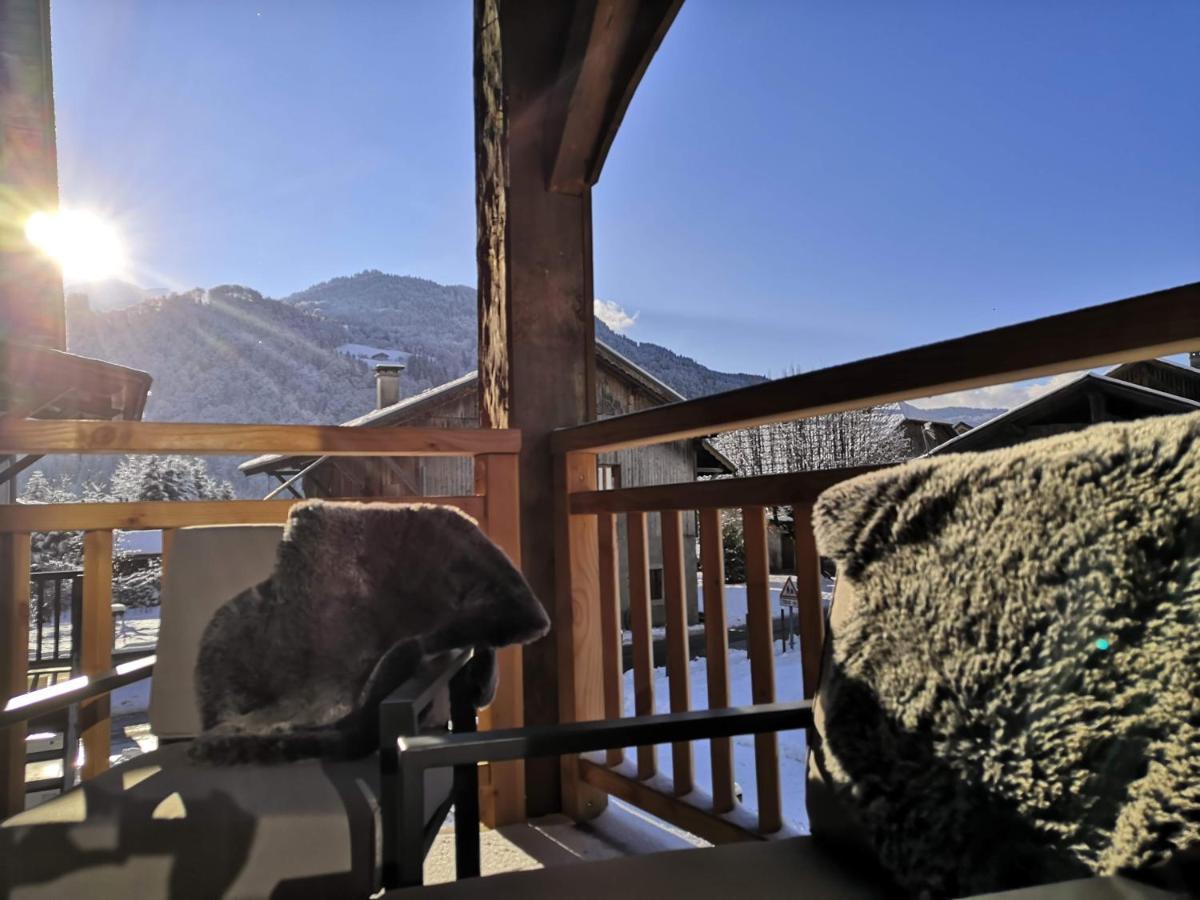 Chez Lucienne, Jacuzzi Et Sauna Samoëns Kültér fotó