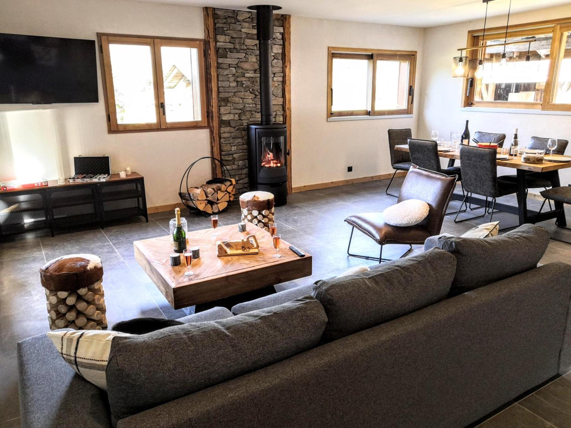Chez Lucienne, Jacuzzi Et Sauna Samoëns Kültér fotó