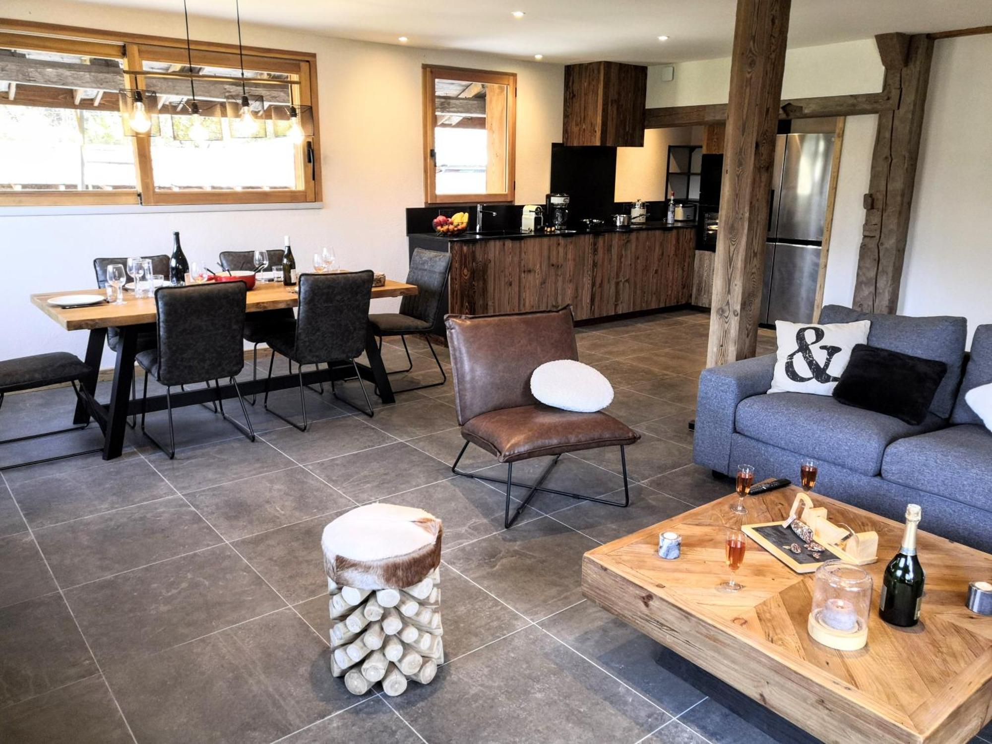 Chez Lucienne, Jacuzzi Et Sauna Samoëns Kültér fotó